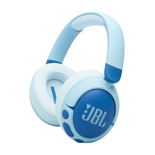 JBL Junior 470NC - Blue - Wireless over-ear noise cancelling kids headphones - Hero